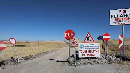 '73 milyon TL'lik yol yatırımı yapıyoruz'