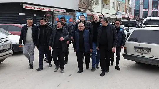 Büyükkılıç, Elbistan Kayseri Çarşısı'nda incelemelerde bulundu