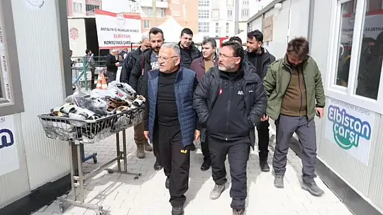 Büyükkılıç, Elbistan Kayseri Çarşısı'nda incelemelerde bulundu
