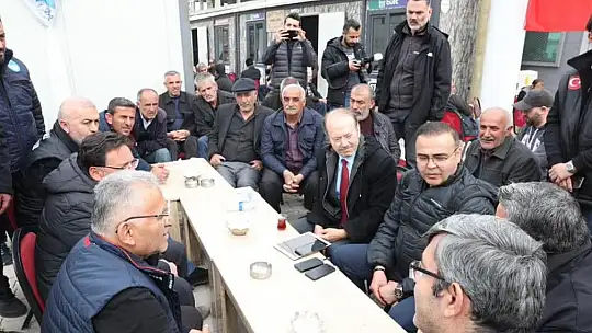 Büyükkılıç, Elbistan Kayseri Çarşısı'nda incelemelerde bulundu
