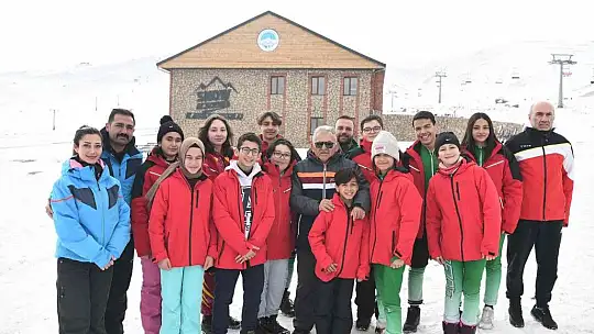 Büyükkılıç'tan, Erciyes'te Kayak Okuluna ziyaret!