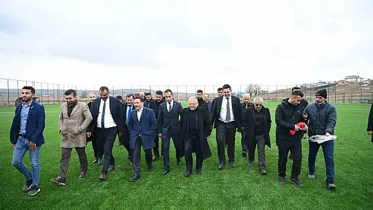 Başkan Büyükkılıç İle Vali Çiçek'ten Sarıoğlan'a 'yatırım' çıkarması