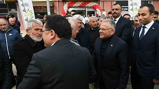 Başkan Büyükkılıç İle Vali Çiçek'ten Sarıoğlan'a 'yatırım' çıkarması