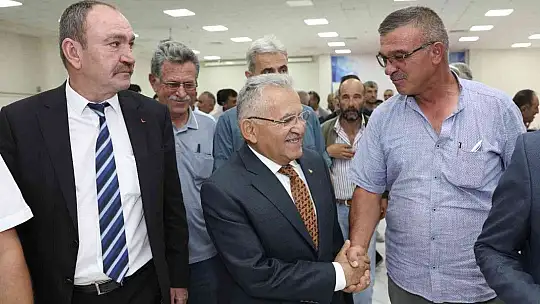 Büyükkılıç, Pınarbaşı'da Muhtarlarla buluştu...