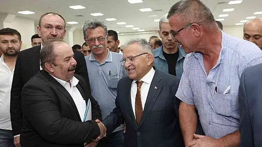 Büyükkılıç, Pınarbaşı'da Muhtarlarla buluştu...