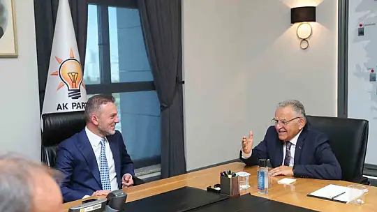 Başkan Büyükkılıç'tan Bakan Özhaseki'ye ziyaret
