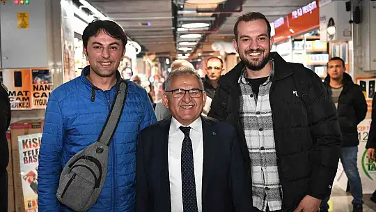 Büyükkılıç'tan esnaf turu