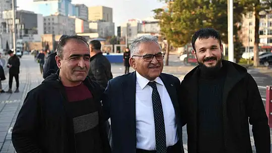 Büyükkılıç'tan esnaf turu