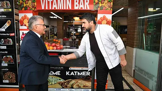 Büyükkılıç'tan esnaf turu