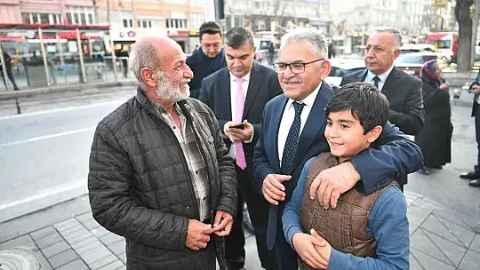 Büyükkılıç'tan esnaf turu