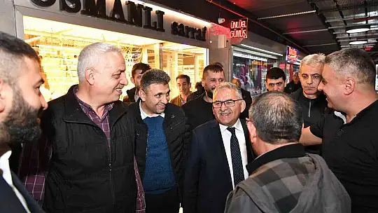 Büyükkılıç'tan esnaf turu