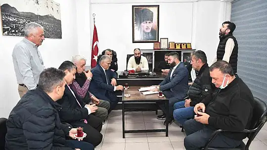 Büyükkılıç'tan esnaf turu