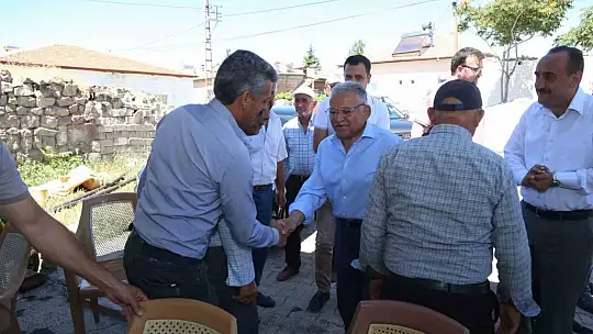 Başkan Büyükkılıç'tan Saraycık'a Destek