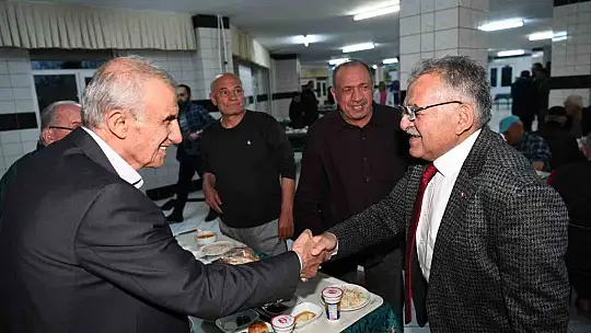 Büyükkılıç'ın ramazan ziyaretleri sürüyor...