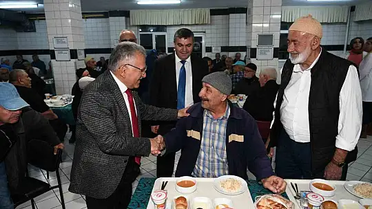 Büyükkılıç'ın ramazan ziyaretleri sürüyor...