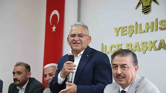 Yeşilhisar'da konuştu, 'Bereketi yaşıyoruz'