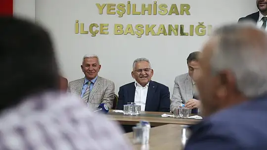 Yeşilhisar'da konuştu, 'Bereketi yaşıyoruz'