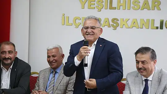 Yeşilhisar'da konuştu, 'Bereketi yaşıyoruz'