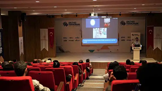 Erciyes Teknopark'ta eğitim verildi...