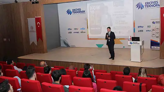Erciyes Teknopark'ta eğitim verildi...