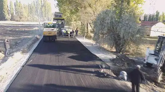 Bünyan'da o yol yenileniyor...