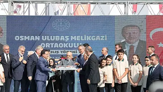 Büyükkılıç: 'Hayırsever, yerel yönetim ve milli eğitim işbirliğinin en güzel örneği'