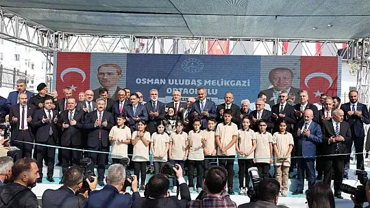 Büyükkılıç: 'Hayırsever, yerel yönetim ve milli eğitim işbirliğinin en güzel örneği'