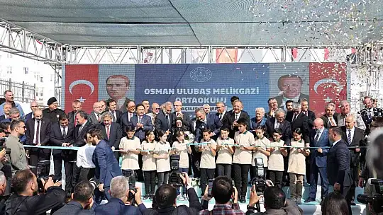 Büyükkılıç: 'Hayırsever, yerel yönetim ve milli eğitim işbirliğinin en güzel örneği'