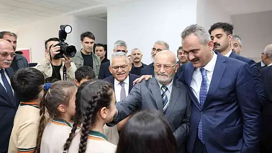 Büyükkılıç: 'Hayırsever, yerel yönetim ve milli eğitim işbirliğinin en güzel örneği'