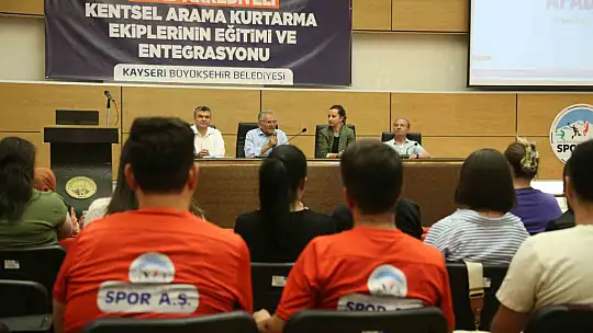 Büyükşehir Belediyesi tarafından kurulacak ekip için ilk eğitim tamamlandı
