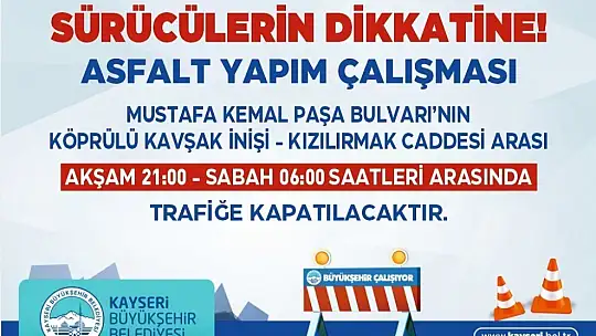 Büyükşehir'de yol çalışmaları devam ediyor!