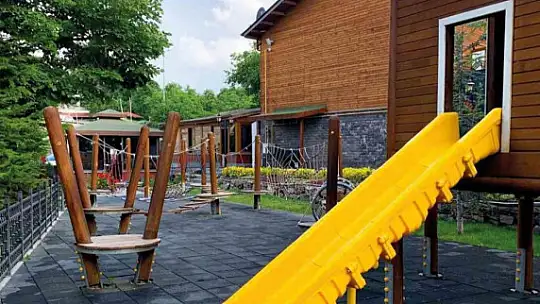 Muhteşem şehir manzarası ile bayramda açık