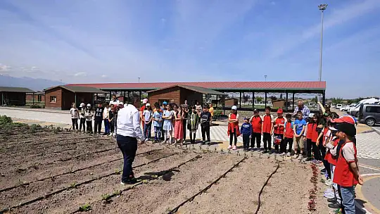 Doğal Ürünler Bahçesi'nin minik misafirleri