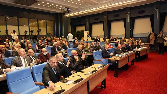 Büyükşehir meclisi, 2023 yılının ilk toplantısını yaptı