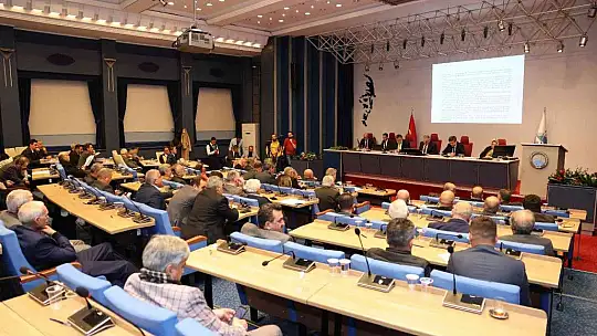 Büyükşehir meclisi, 2023 yılının ilk toplantısını yaptı