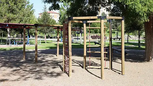Büyükşehirden çocuk macera parkları ve mobilyaları