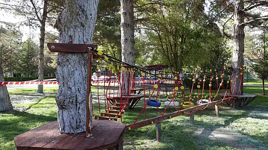 Büyükşehirden çocuk macera parkları ve mobilyaları