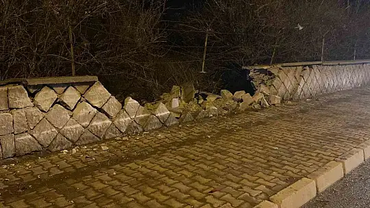 Duvara çarparak durabildi