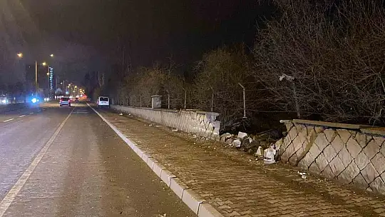Duvara çarparak durabildi