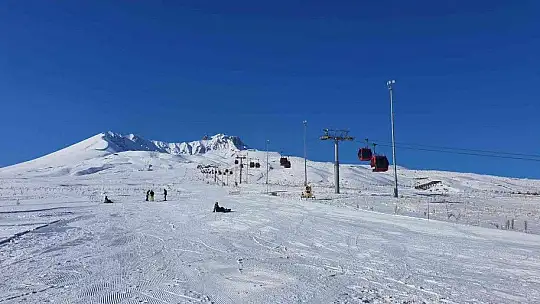 Müjde! Erciyes'te sezon açıldı