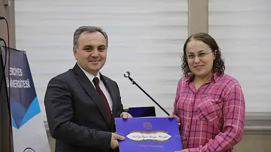 ERÜ'de 'proje ödülü' sevinci