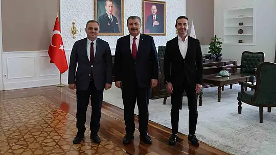 Rektör Altun'dan Bakan Koca'ya dikkat çeken ziyaret!