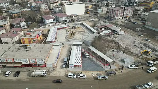 Vali Çiçek sözünü tuttu, konteyner çarşısı 4 günde tamamlandı