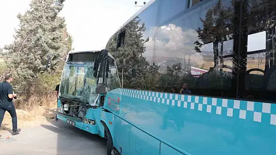 Kahramanmaraş'ta belediye otobüsü ile halk otobüsü çarpıştı: 9 yaralı