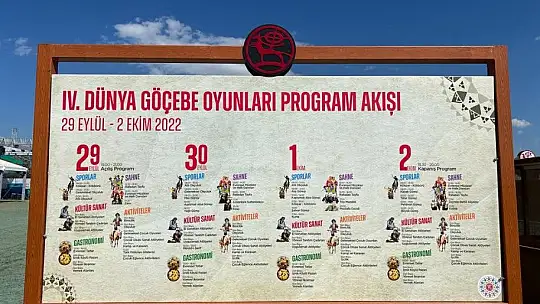 Kayseri, Dünya Göçebe Oyunları'nda yerini aldı