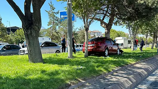 Kayseri'de ilginç kaza
