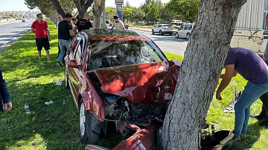 Kayseri'de ilginç kaza