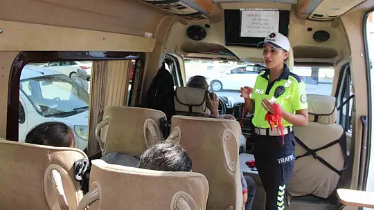 Kayseri'de okul yolunda her şey yolunda
