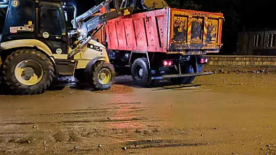 Sel sonrası çalışmalar devam ediyor