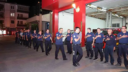 Mersin'deki orman yangınına desteğe gittiler